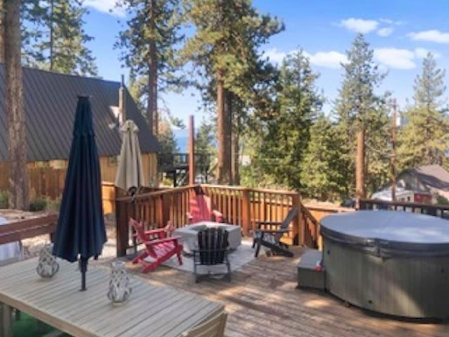 Lake Views, Pet-Friendly Cabin With Hot-Tub In King'S Beach Kings Beach Dış mekan fotoğraf